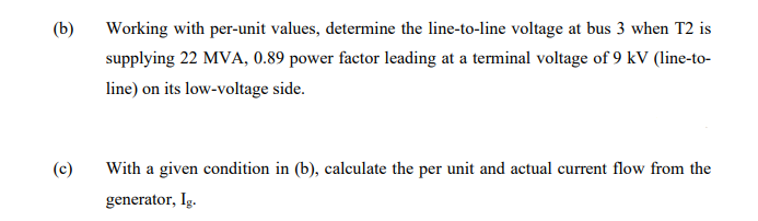 Solved Figure 1 shows a three-phase power system network | Chegg.com