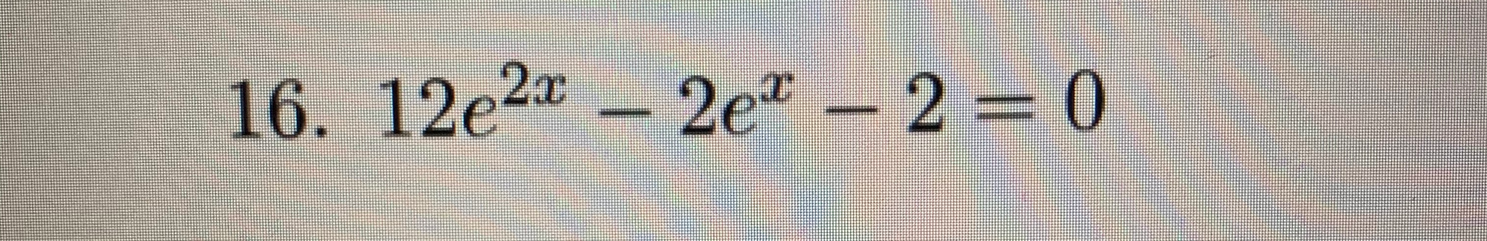 Solved Solve the following equation for x. | Chegg.com
