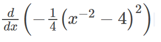 Solved 2 . (-1(x-2 – 4)) d dx -2 | Chegg.com