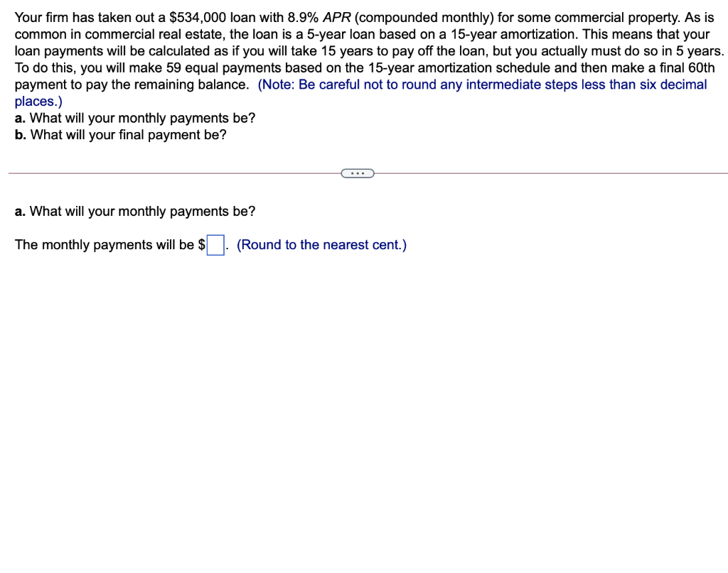 solved-your-firm-has-taken-out-a-534-000-loan-with-8-9-apr-chegg