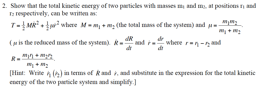 Two particles of masses my and m, have equal kinetic energies. The ratio of  their momenta is (A) mm2 (B) m2: m (C) m, : m2 (D) m:m 10 The nessure the
