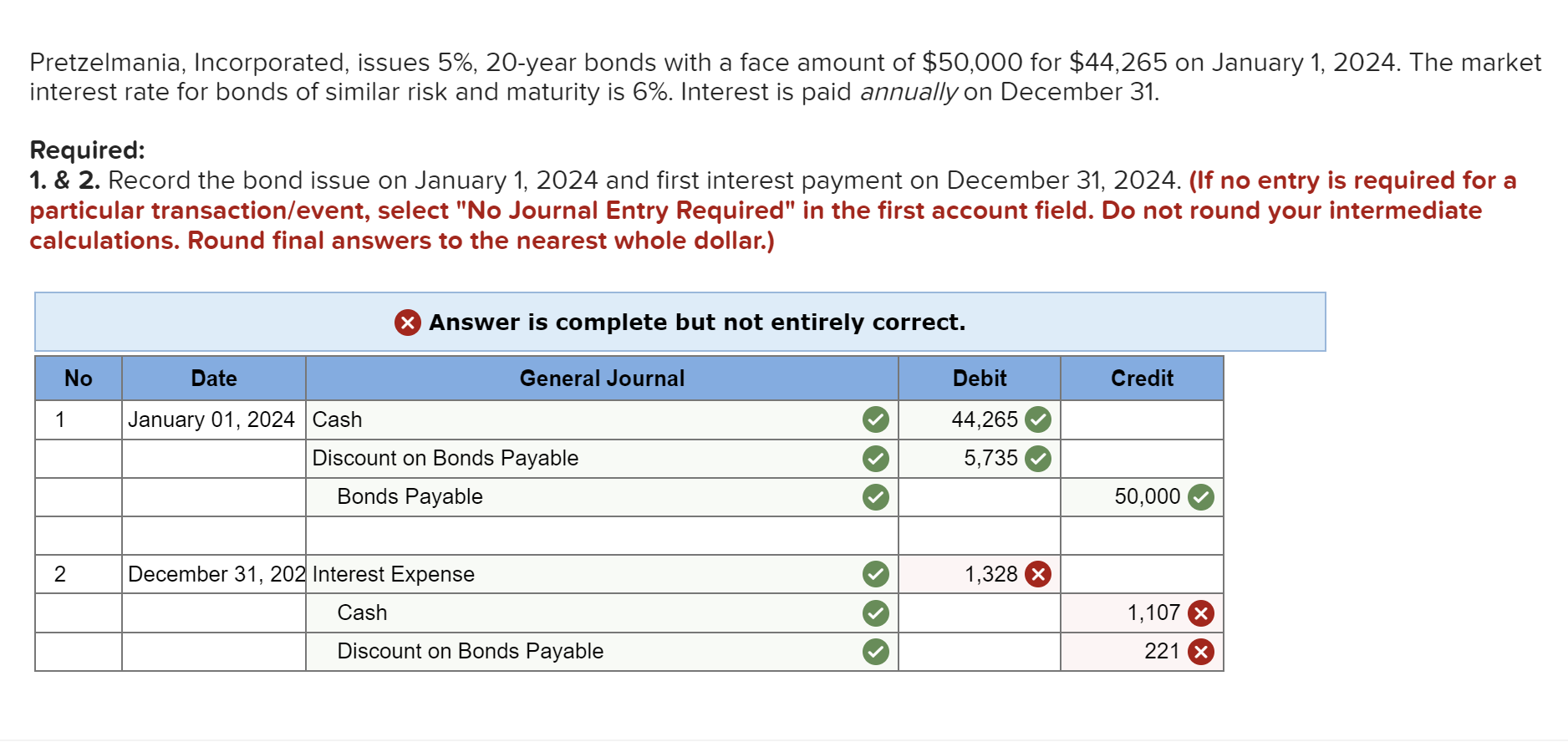 Solved Pretzelmania, Incorporated, issues 5,20year bonds