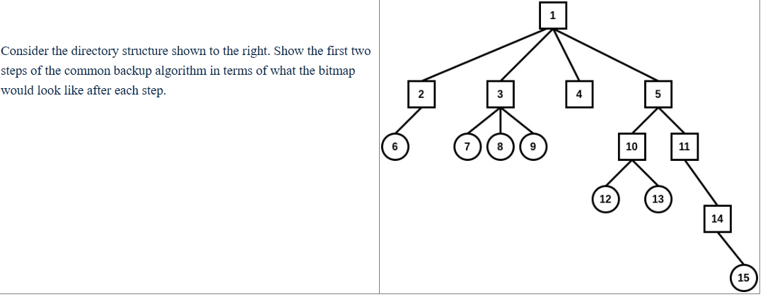 Solved Consider The Directory Structure Shown To The Right. 