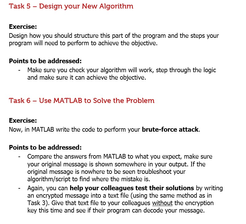 Part 3 (week 7): A Brute-Force Decryption Algorithm | Chegg.com