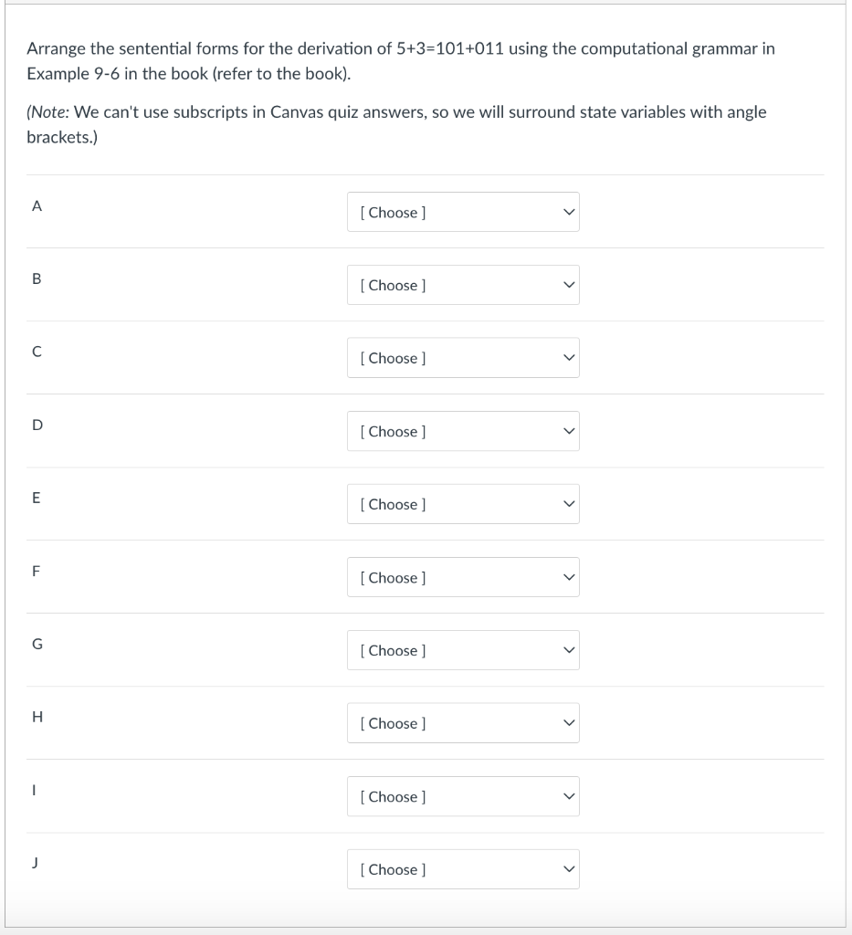 Solved Arrange The Sentential Forms For The Derivation Of | Chegg.com