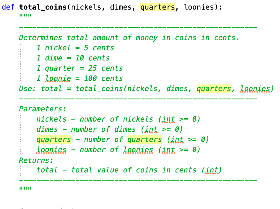 Solved complete the function/create a code and define | Chegg.com