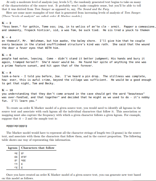 Problem Description The Infinite Monkey Theorem? | Chegg.com