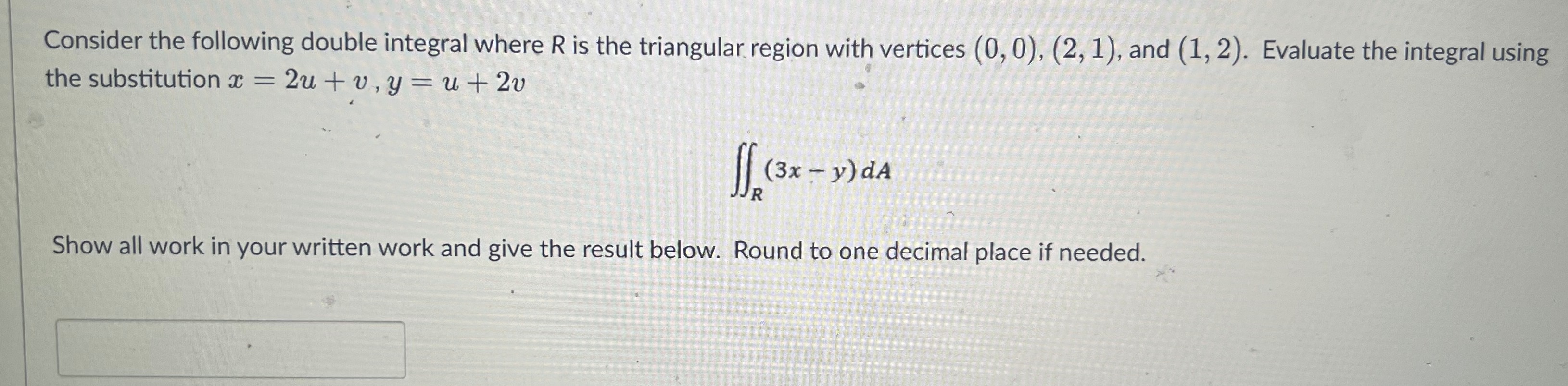 Solved Consider the following double integral where R is the | Chegg.com