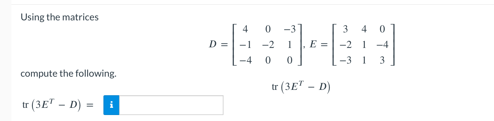 Solved Using The | Chegg.com