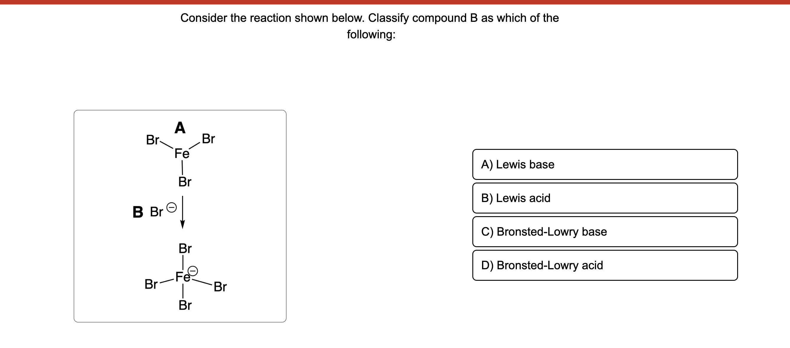 Solved Consider The Reaction Shown Below. Classify Compound | Chegg.com