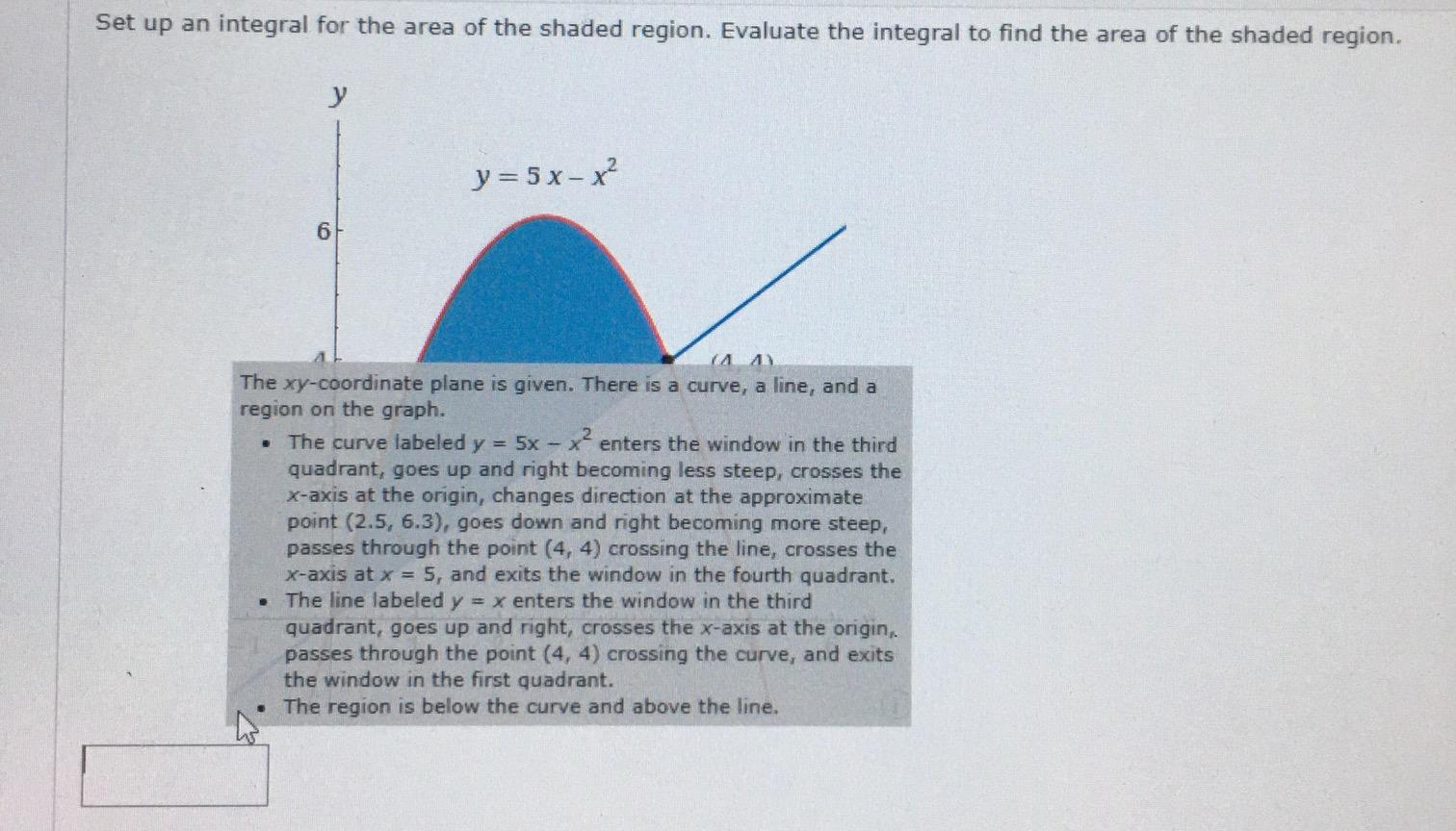 solved-set-up-an-integral-for-the-area-of-the-shaded-region-chegg