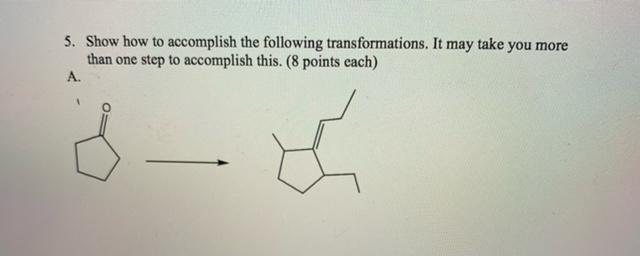 Solved 5. Show How To Accomplish The Following | Chegg.com