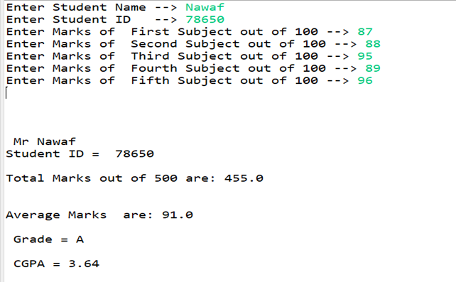 Solved Program #1: (15 marks) Create a class INR” which has