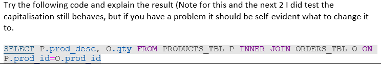Solved **** SQL **** 1. A query to return the first name, | Chegg.com