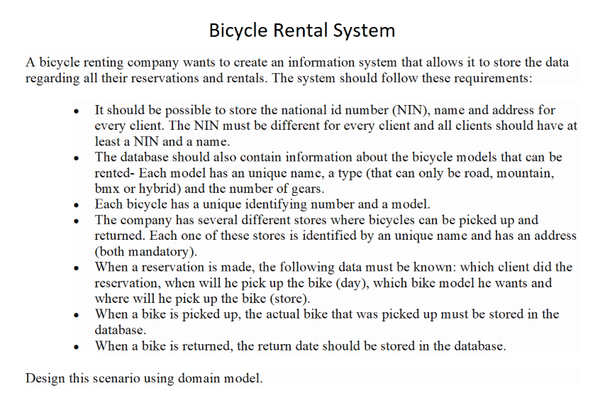bicycle rental system