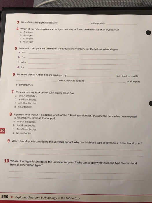 Solved UNIT 20 REVIEW Section Check Your Recall 1