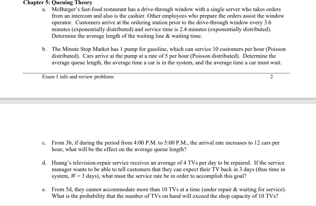 Solved pter 1 Operations Strategy Brownstown Post Office is