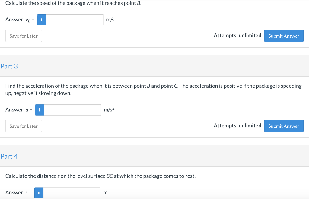 solved-a-small-package-is-deposited-by-the-conveyor-belt-chegg