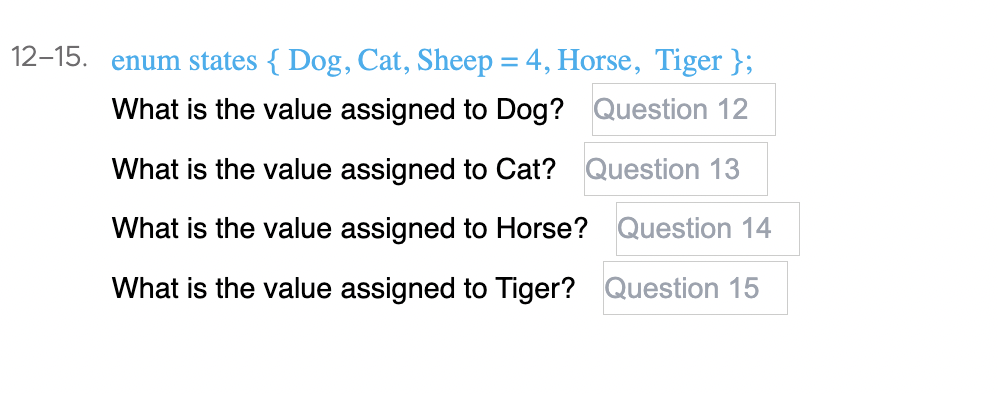 Solved Please answer #12, 13, 14, 15 | Chegg.com