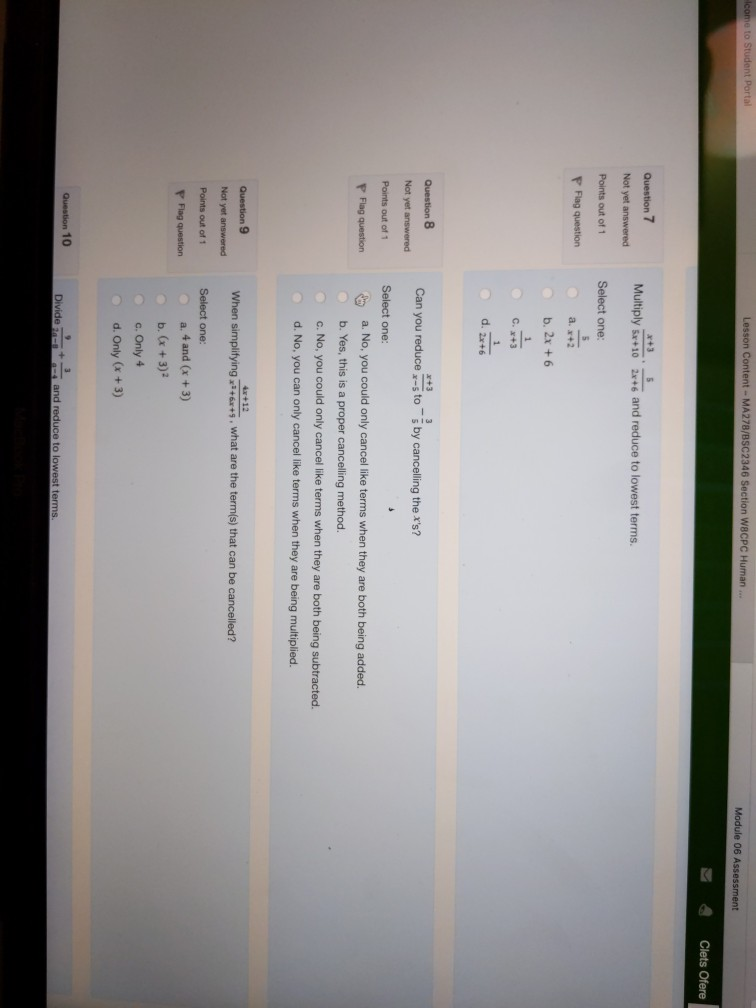Solved O d. All real numbers except a = 2, and 0. Question 5 | Chegg.com
