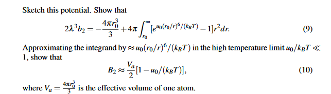 Solved Virial expansion and Van der Waals equation of state: | Chegg.com