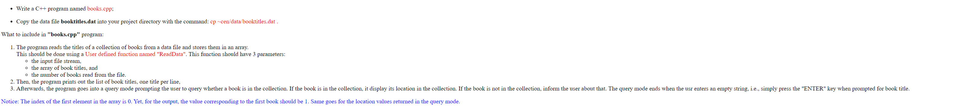 Solved Write a C++ program named books.cpp; • Copy the data | Chegg.com