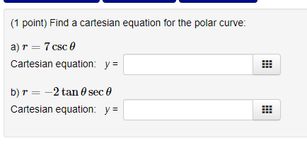 Find a cartesian equation for the polar curve hotsell