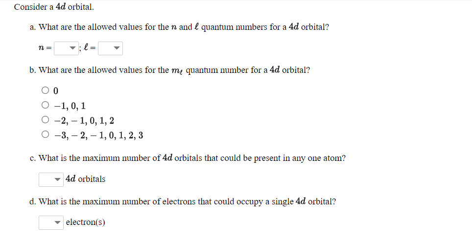 4d orbitals