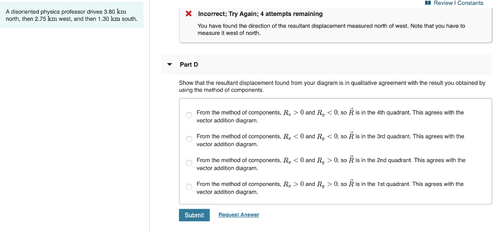 Solved ReviewICUIISlal ILS A disoriented physics professor | Chegg.com