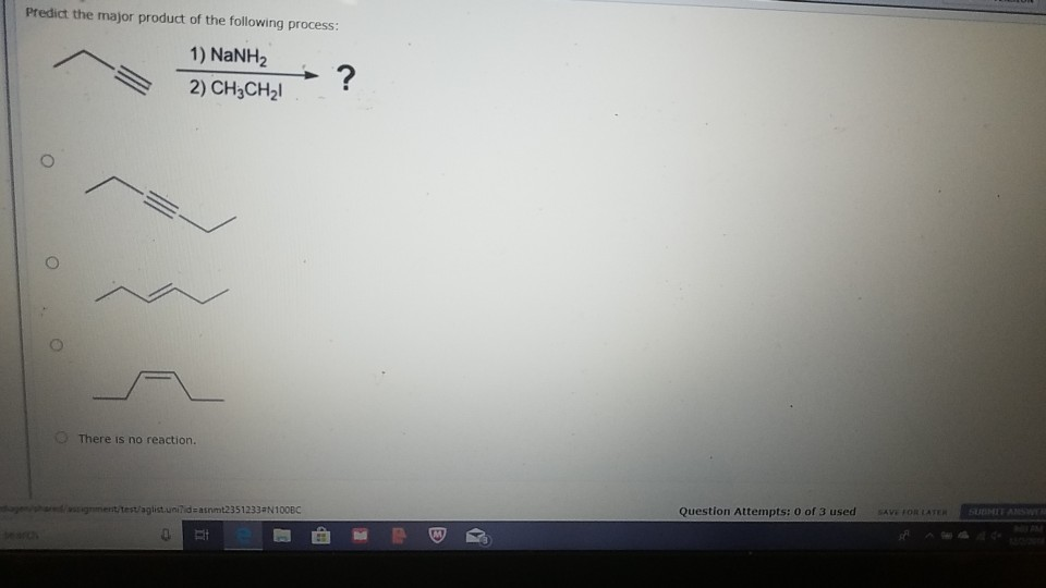 Solved Predict the major product of the following process: | Chegg.com
