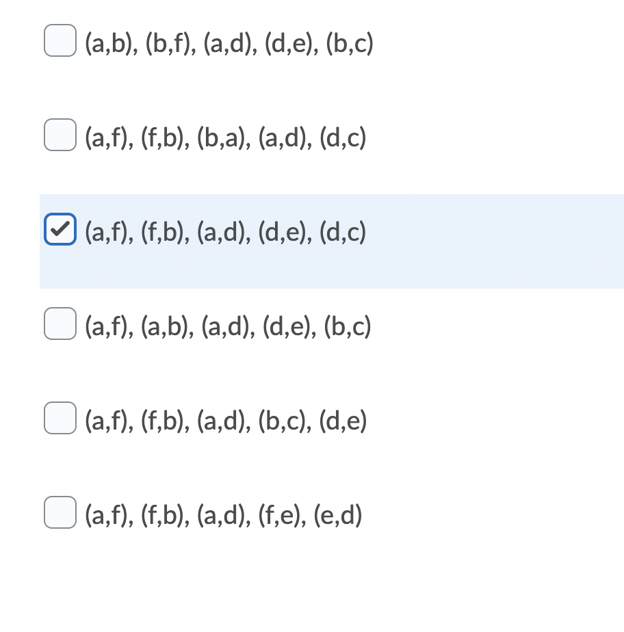 Solved Consider The Graph: -2- B 6 6 D E F Which Of The | Chegg.com