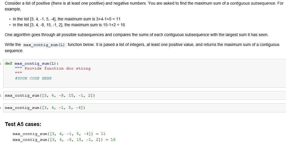 Solved Consider a list of positive (there is at least one | Chegg.com