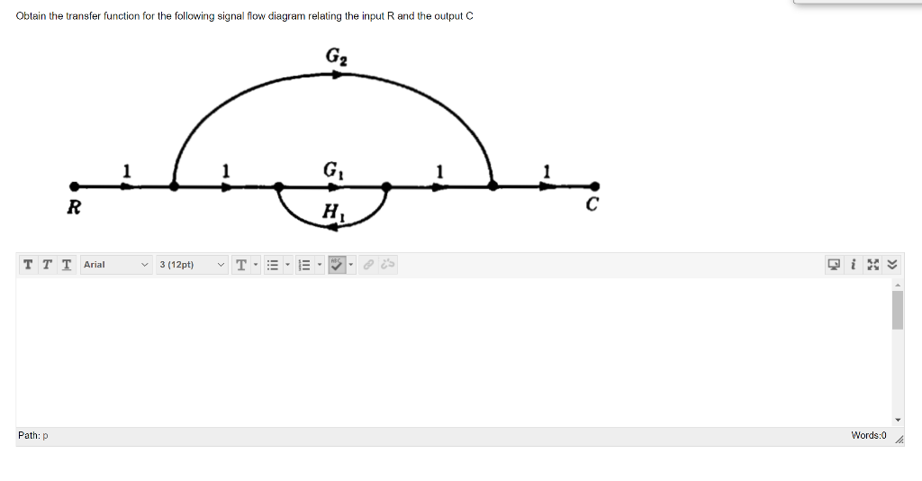 Solved Obtain the transfer function for the following signal | Chegg.com