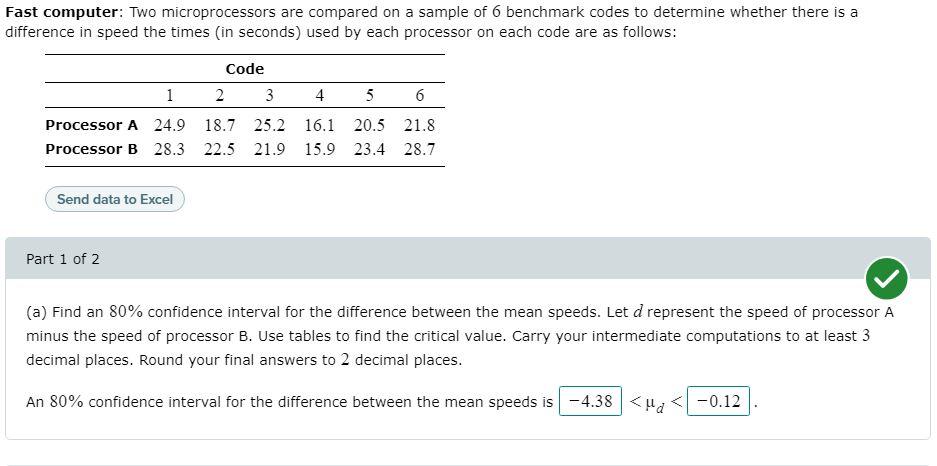 Solved Fast computer: Two microprocessors are compared on a | Chegg.com