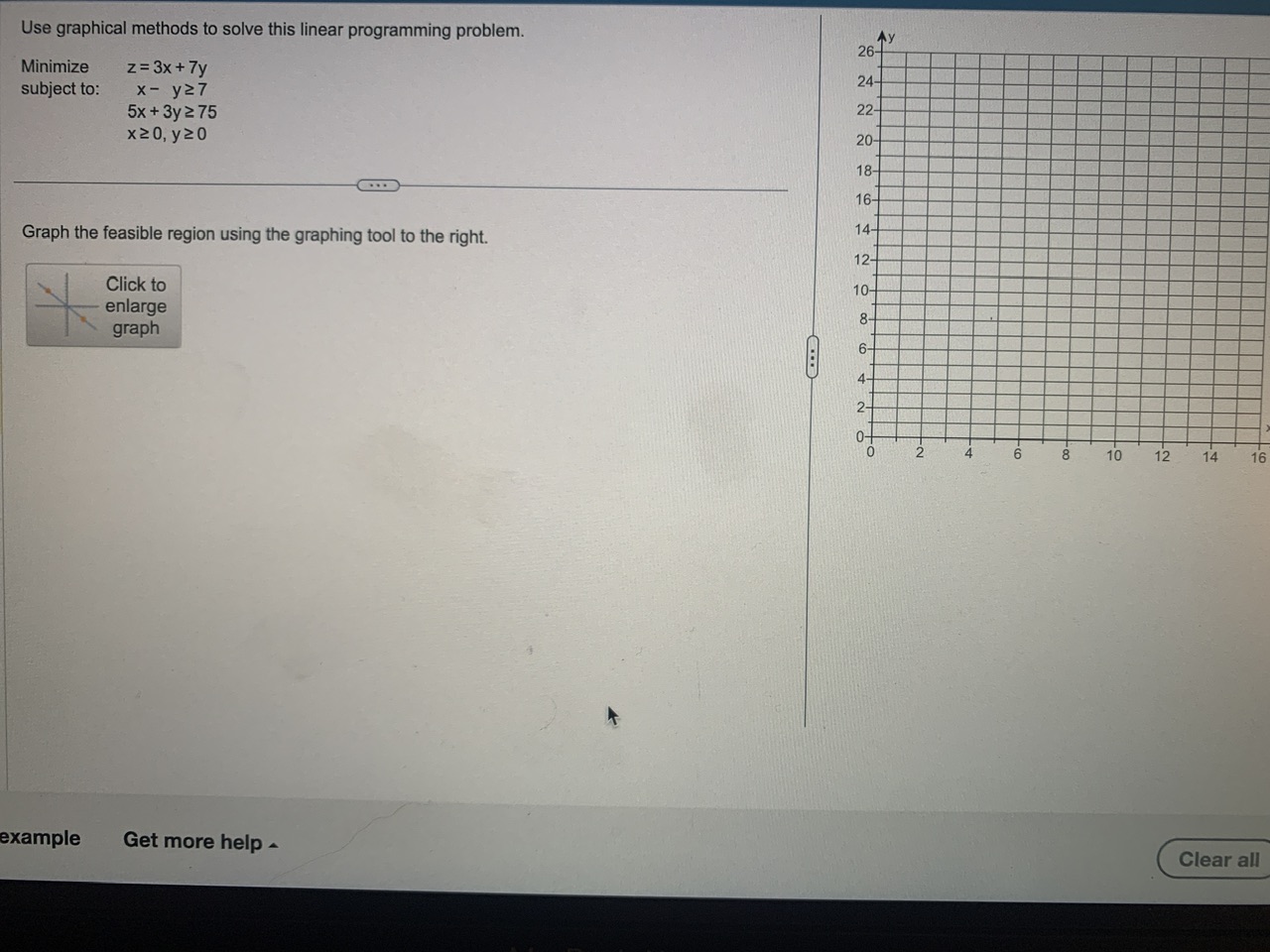 Solved Use graphical methods to solve this linear | Chegg.com