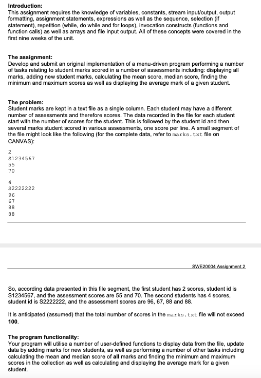 Introduction: This assignment requires the knowledge | Chegg.com