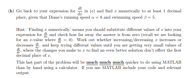 Solved Problem 7. Diane is a lifeguard at Bundoora Pool. She | Chegg.com