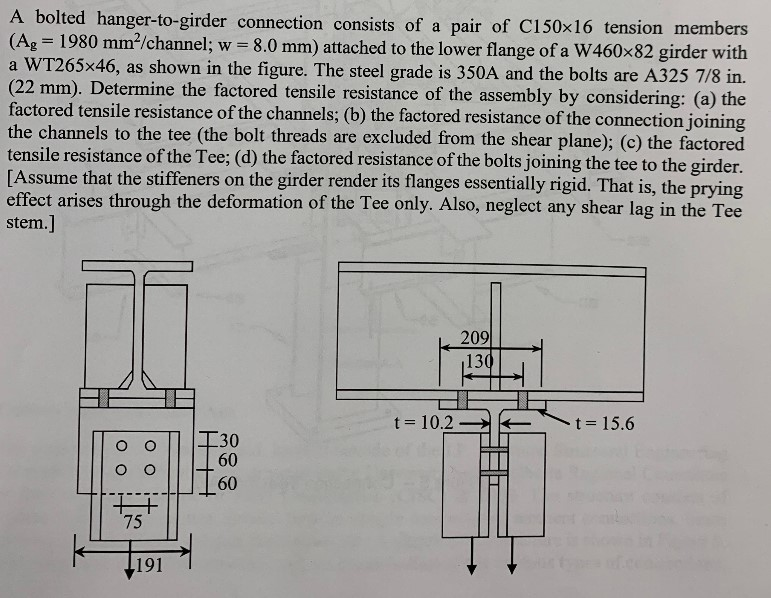 A Bolted Hanger to girder Connection Consists Of A Chegg a-bolted-hanger-to-girder-connection-consists-of-a-chegg