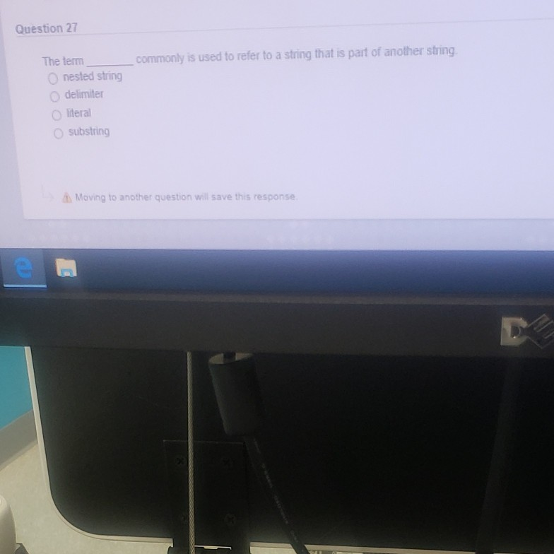 Solved Question 27 The term commonly is used to refer to a | Chegg.com