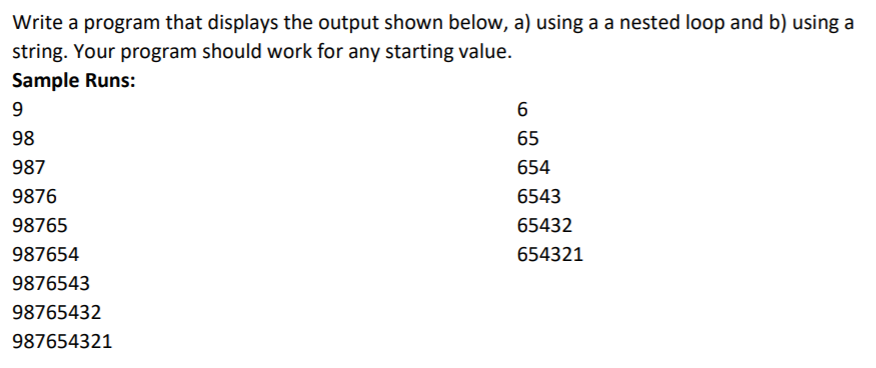 Solved (Python) Please do NOT solve it by using string or | Chegg.com