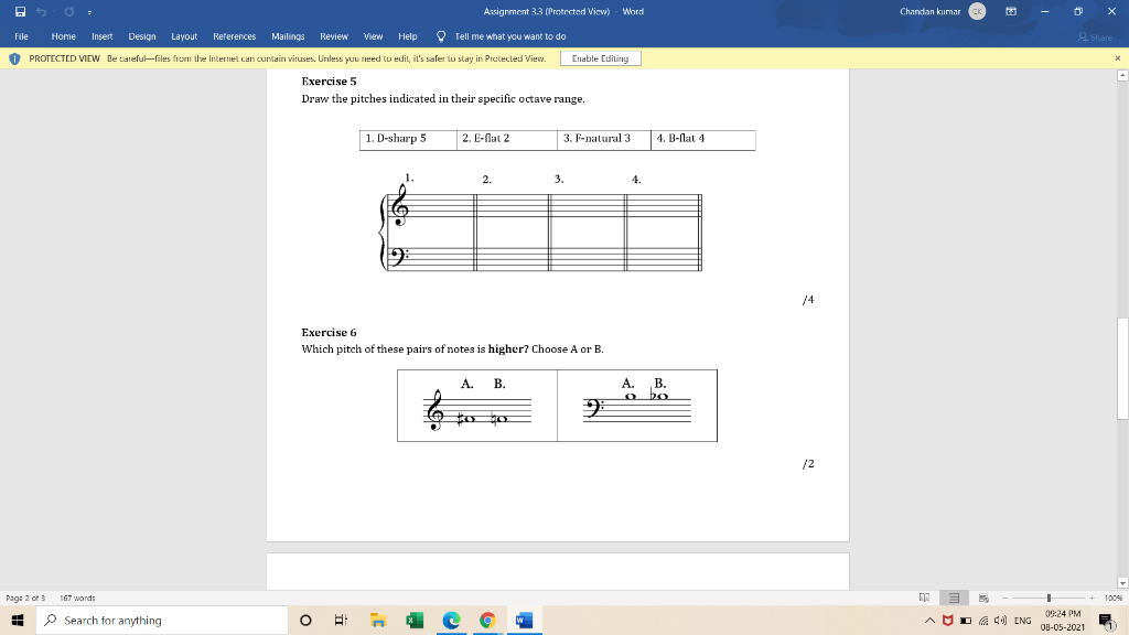Assignment 3.3 (Protected View) Word Chandan kumar CK | Chegg.com
