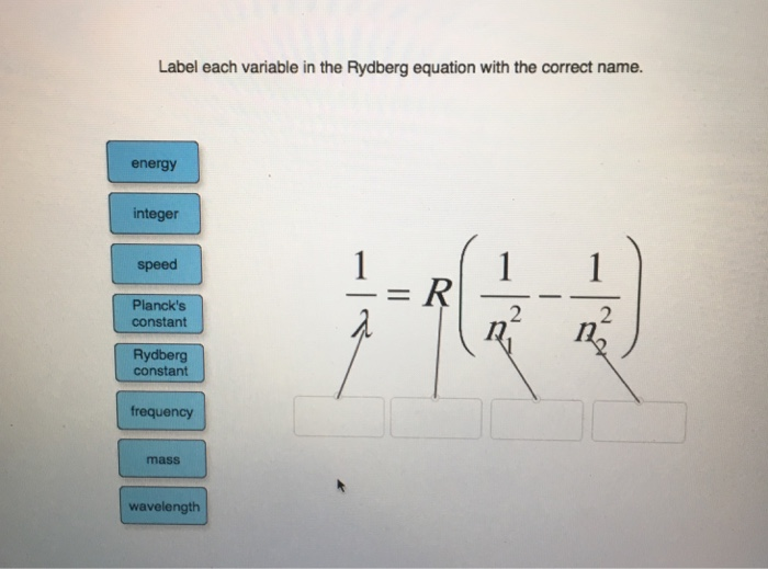 How To Find Wavelength Using Rydberg Equation