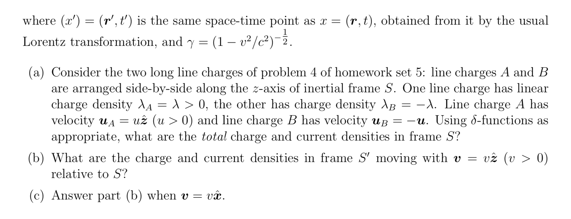 4 The Em Current Is The 4 Vector Ju X Jo X Chegg Com