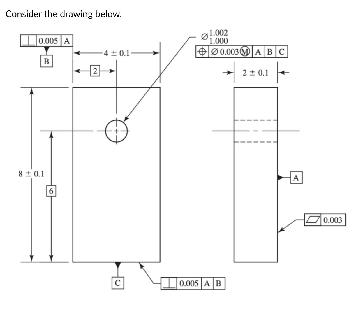 Solved Consider the drawing below.a) What are the datums | Chegg.com