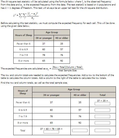 Solved A survey was conducted to determine whether hours of | Chegg.com