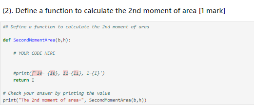 Solved generate a python code: there are several parts to | Chegg.com