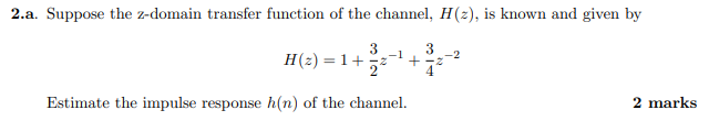 Solved Consider the communication system shown in the Fig. 1 | Chegg.com