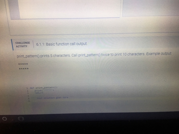 Solved CMALENE 6.1.1 Basic function call output print