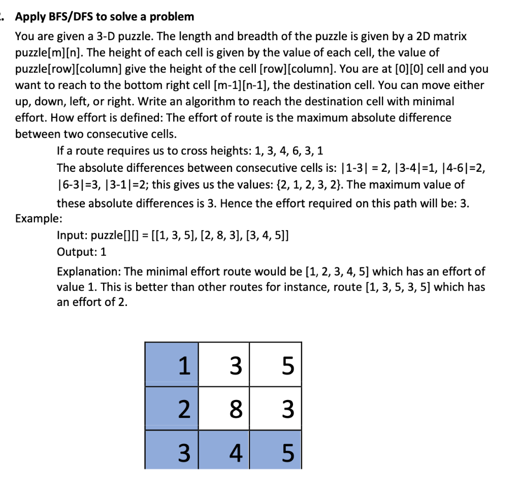 Solved Please just answer this question: Is BFS (breadth | Chegg.com