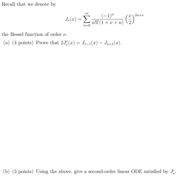 Solved Recall That We Denote By Jy T N 1 1 V N R2n Chegg Com